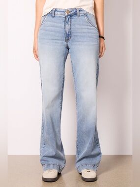 Kut from the Kloth Jodi Fab Ab High Rise Wide Leg – 12 – Vital – Excellent